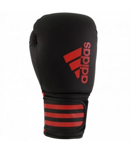 adidas Boxhandschuhe Hybrid 50, schwarz/rot, ADIH50