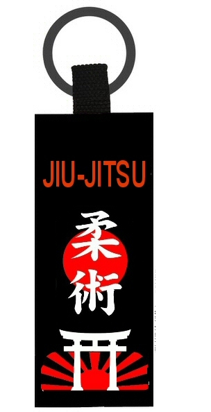 Schlüsselanhänger Schwarzgurt Jiu Jitsu