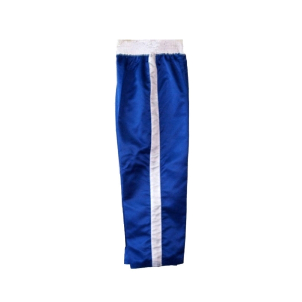 Kickboxhose blau mit weißem Streifen Gr.190 (%SALE)