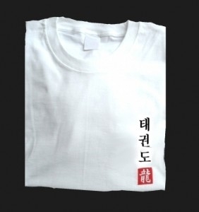 Budodrake T-Shirt weiß Taekwondo