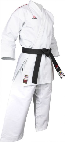 Karategi HAYASHI "Katamori" MIT Schulterstreifen WKF appr.