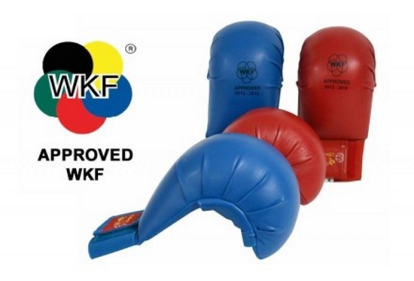 HAYASHI Karatefaustschützer „TSUKI“ WKF-approved blau