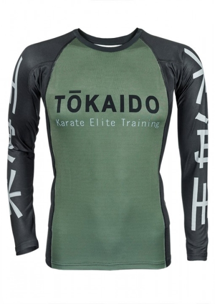 Tokaido Atheltic Kompressionshirt Elite Training olive/schwarz