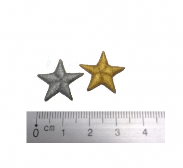 Sterne Aufnäher / Aufbügler 1,5 cm
