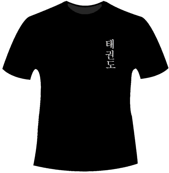 Budodrake T-Shirt schwarz Taekwondo
