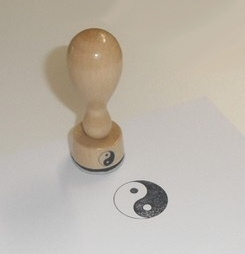Stempel der Sektion Qigong in der BMA, ca. 3 cm