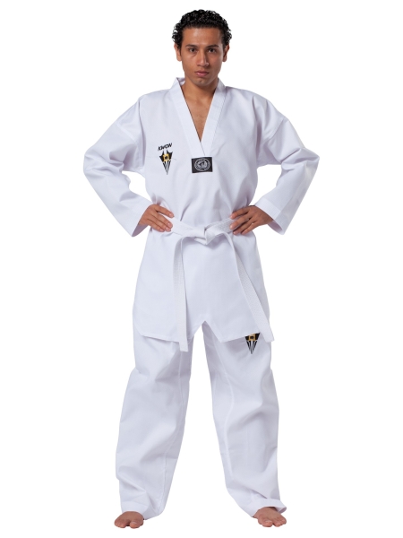 KWON (R) Taekwondo Anzug STARFIGHTER, weißes Revers ohne Schriftzug