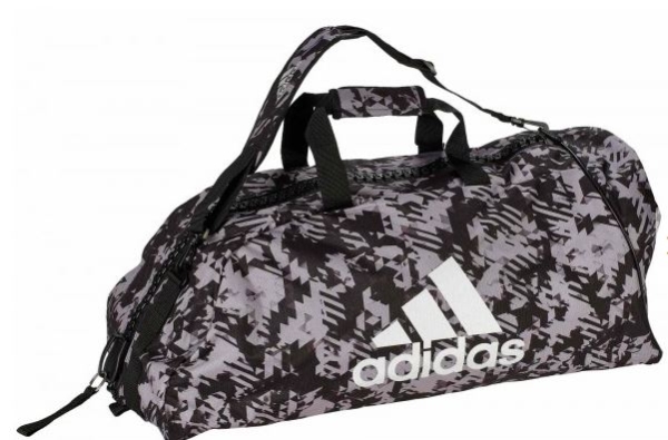 adidas 2in1 Bag "martial arts" black/camo silver Nylon, adiACC058