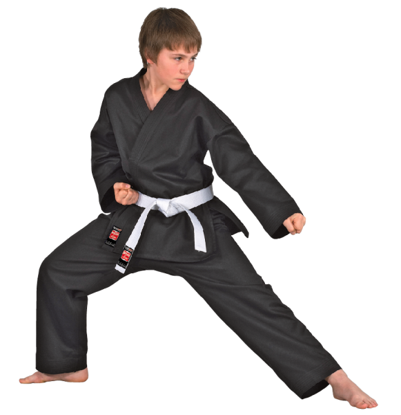 Danrho (R) Karate Anzug DOJO LINE schwarz