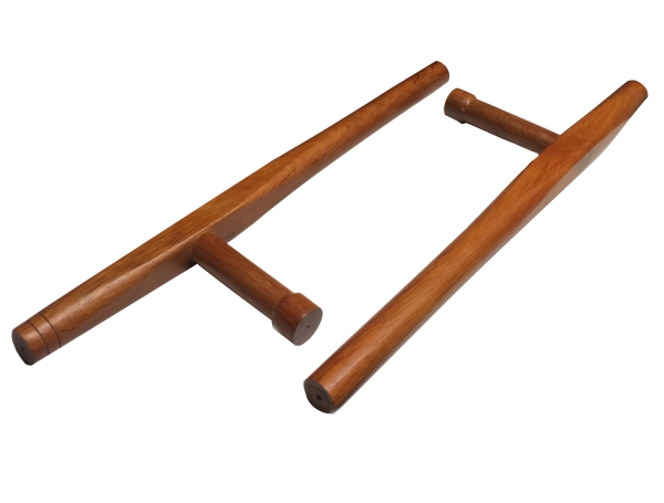 Tonfa aus Holz, Roteiche (Paar) ca. 50 cm