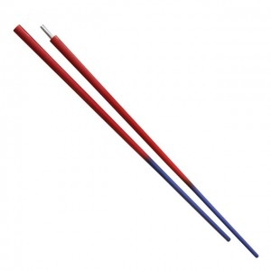 Graphit Bo (Carbon Bo), KONISCH rot-blau 2-teilig zerlegbar