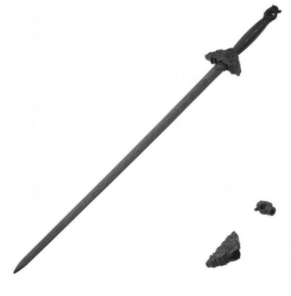 Tai-Chi-Schwert schwarz aus Kunststoff