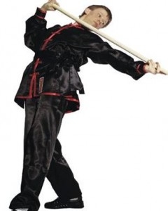 HAYASHI Tai Chi / Wushu Uniform schwarz-rot