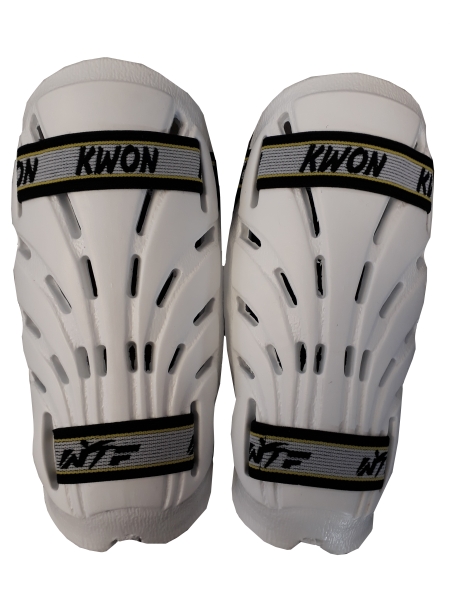 KWON (R) Taekwondo Schienbeinschutz Shocklite weiß WTF Gr.S (%SALE)