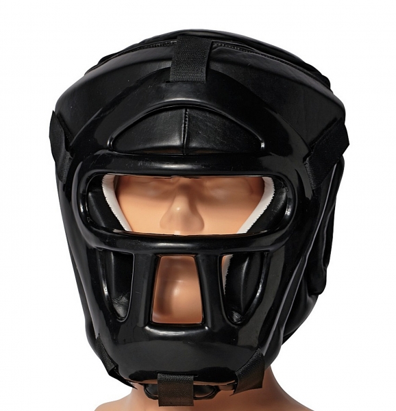XS KWON ® CLUBLINE Kopfschutz mit Maske * Gr XL schwarz .. NEU 