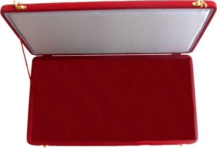 Gürtelkoffer für Championgürtel rot 52 x 28cm