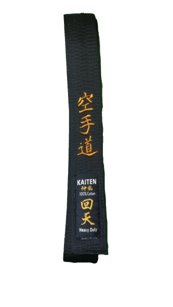 Schwarzgurt bestickt mit Karate-Do 235 cm ( %SALE)