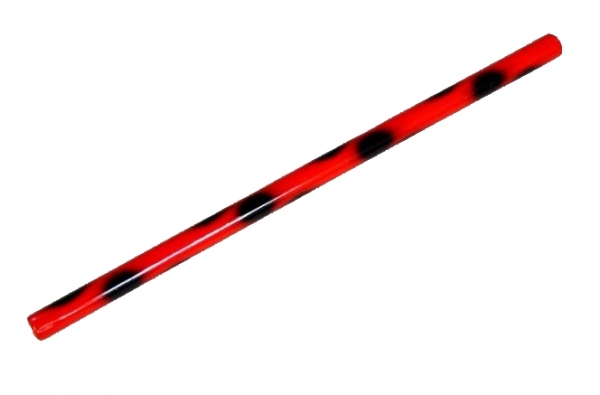 Escrima-Stick, geschliffen, rot-schwarz