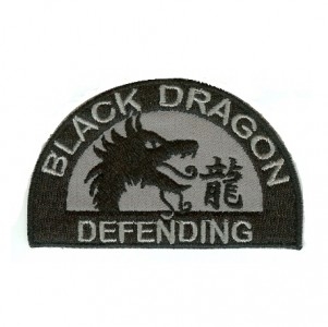 Black Dragon Defending Aufnäher