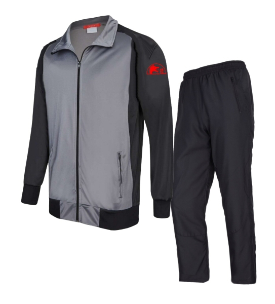 Budodrake Trainingsjacke / Trainingsanzug schwarz-grau