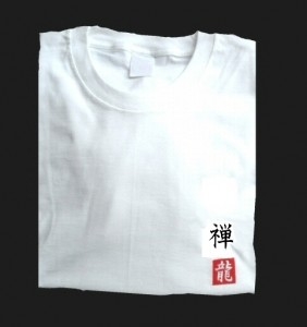Budodrake T-Shirt weiß Zen