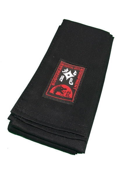 Kung-Fu-Schärpe Baumwolle schwarz