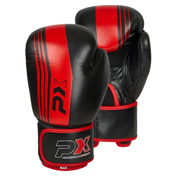 Boxhandschuhe PX schwarz-rot