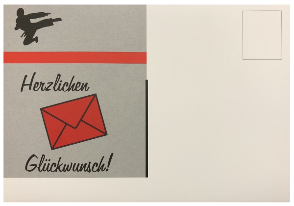 Postkarte " Herzlichen Glüsckwunsch!" (Pack 50 St.)