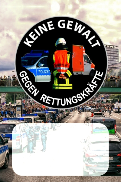 Flyer "Keine Gewalt gegen Rettungskräfte" DIN A4 / 50 St.