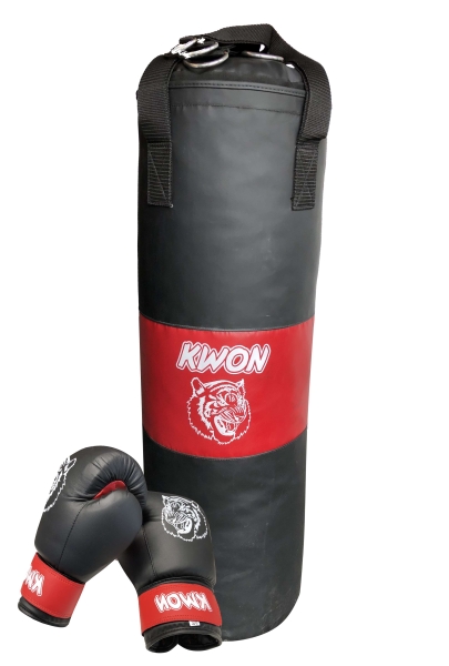 KWON (R) Junior Boxsack Set TIGER, Boxsack & Boxhandschuhe