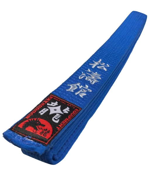 Blaugurt bestickt Shotokan