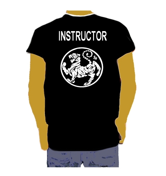 T-Shirt mit Rückendruck Shotokan Instructor L (%SALE)