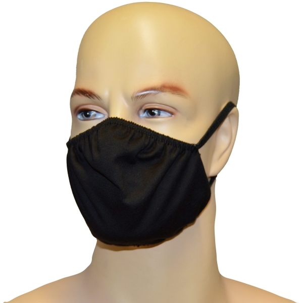 Mund-Nase Behelfs-Maske black Edition