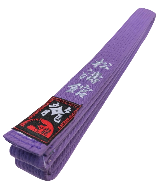Violettgurt bestickt Shotokan