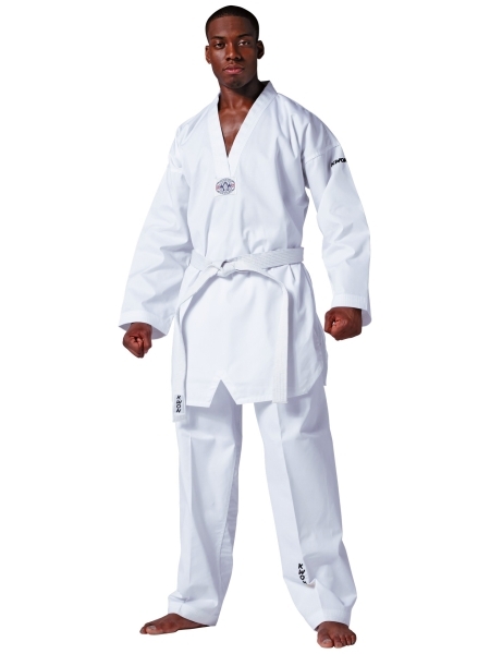 KWON (R) Taekwondo Anzug Hadan Plus, weißes Revers 210 (%SALE)