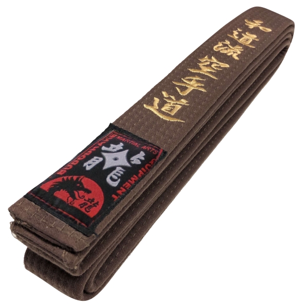 Braungurt bestickt Goju-Ryu Karate-Do