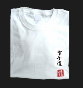 Budodrake T-Shirt weiß Karate