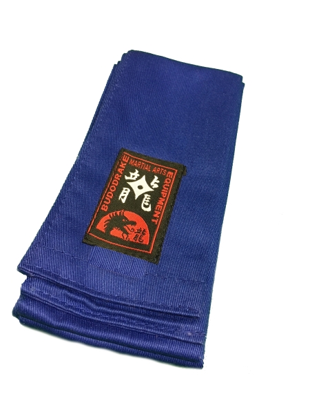 Kung-Fu-Schärpe Baumwolle blau