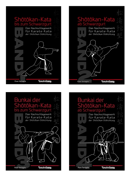 SET: Shotokan Kata / Bunkai der Shotokan Kata BAND 1 - 4 - Tartaglia, Fiore