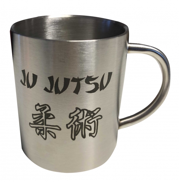 Jiu Jitsu Sensei Tasse aus Edelstahl, hochwertig graviert