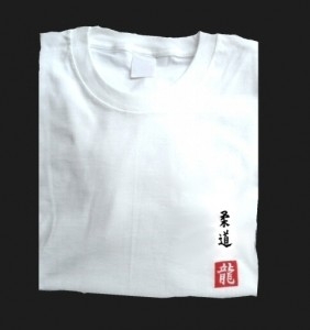Budodrake T-Shirt weiß Judo