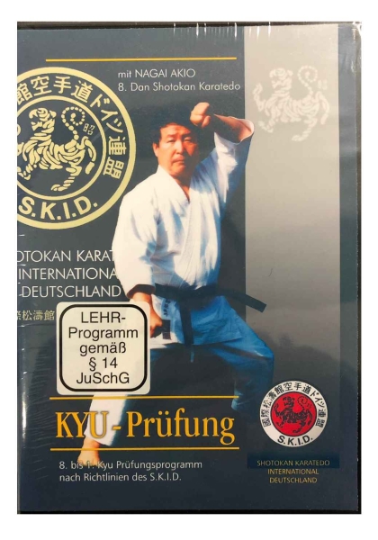 DVD Nagai: Shotokan Karate Kyu-Prüfungen vom 8.-1. Kyu