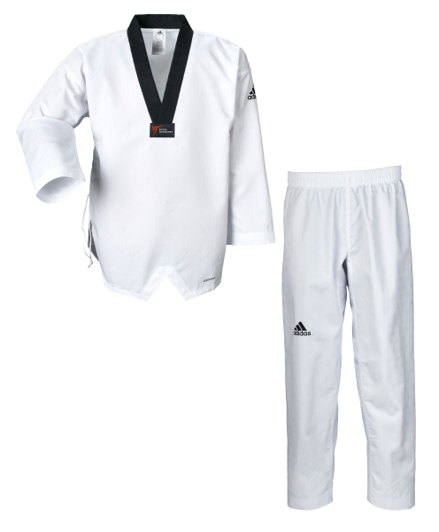 ADIDAS Taekwondo Anzug ADICHAMP IV schwarzes Revers