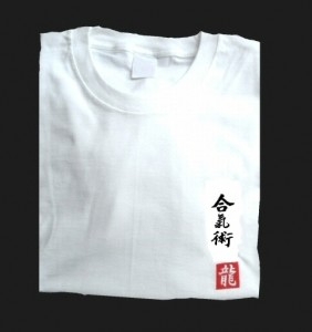 Budodrake T-Shirt weiß Aiki-Jutsu